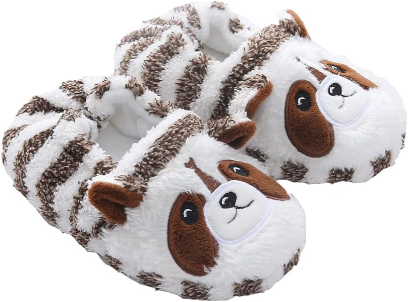 Baby Girl's Premium Soft Plush Slippers Cartoon Warm Winter House Shoes