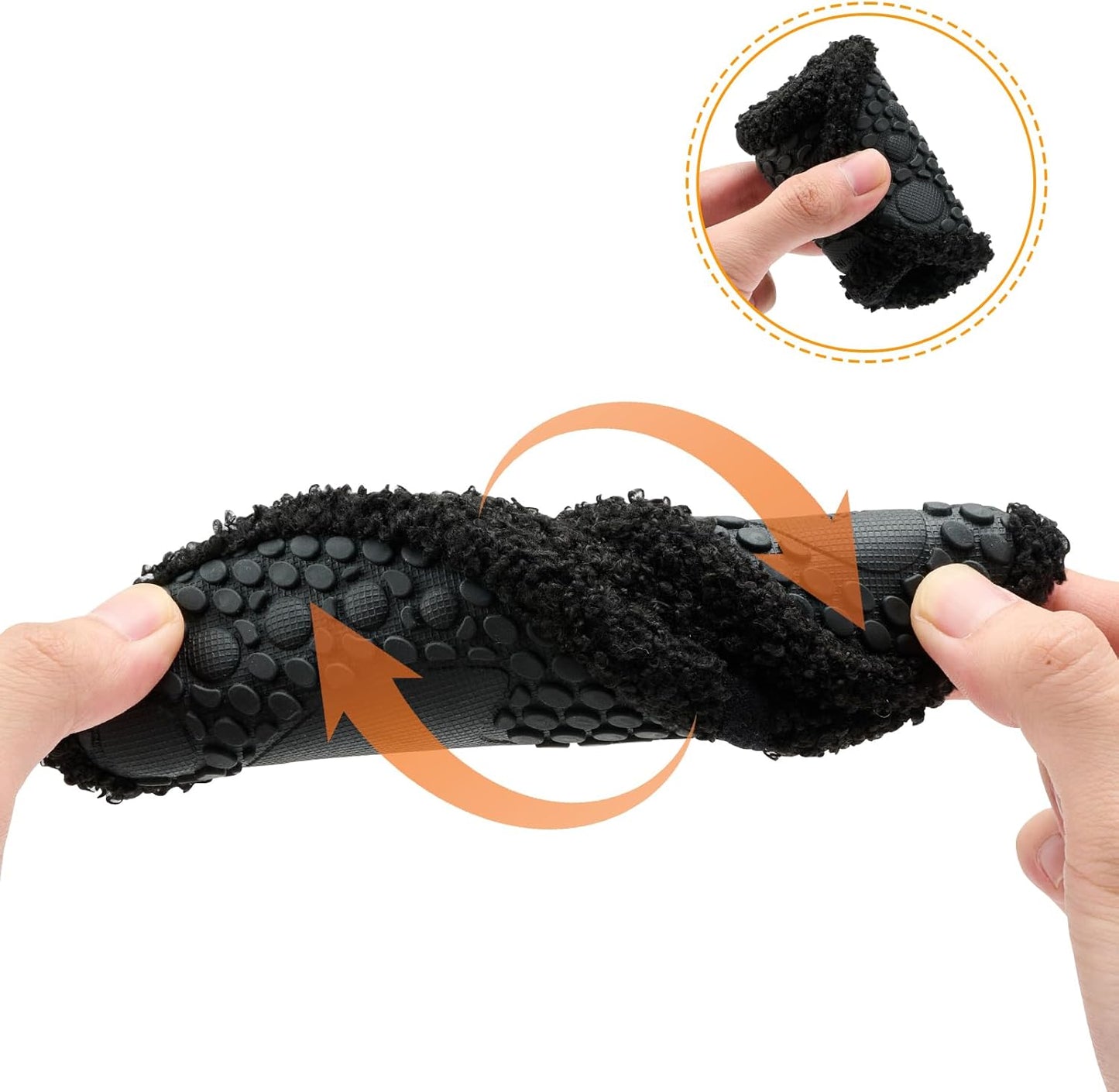 ANLUKE Kids Toddler Slippers Boys Girls Indoor House Shoes Non-Slip Slippers Socks Outdoor Warm Walking Shoes