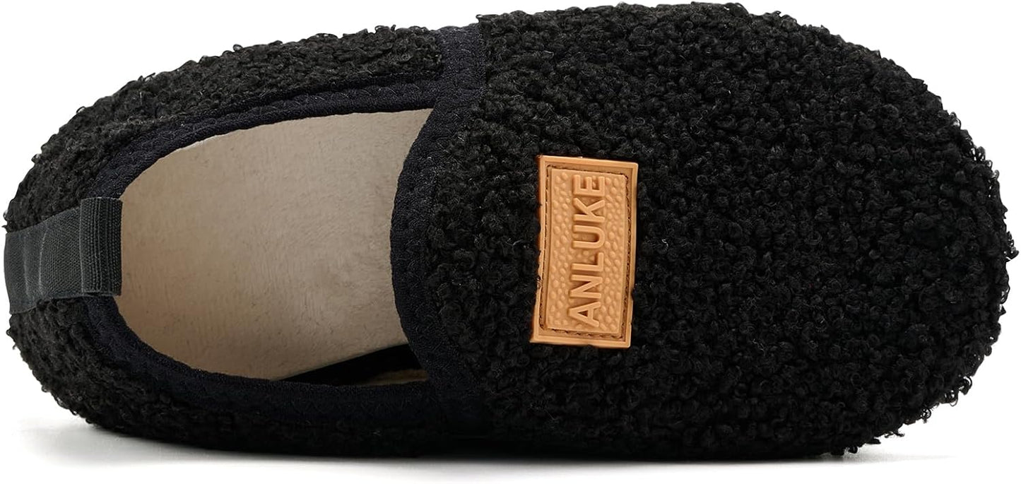 ANLUKE Kids Toddler Slippers Boys Girls Indoor House Shoes Non-Slip Slippers Socks Outdoor Warm Walking Shoes