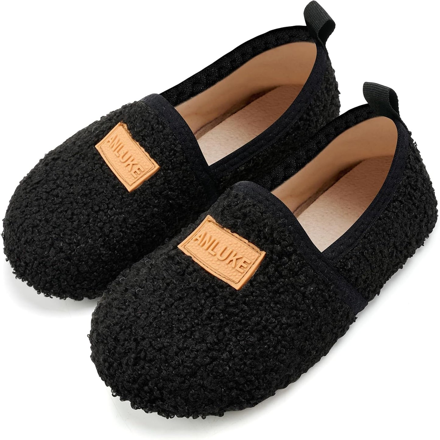 ANLUKE Kids Toddler Slippers Boys Girls Indoor House Shoes Non-Slip Slippers Socks Outdoor Warm Walking Shoes